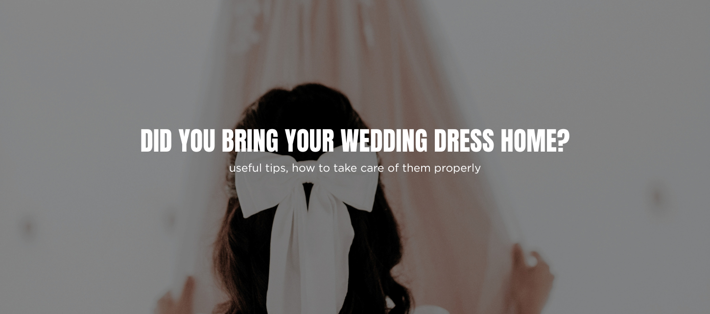 Did you bring your wedding dress home?