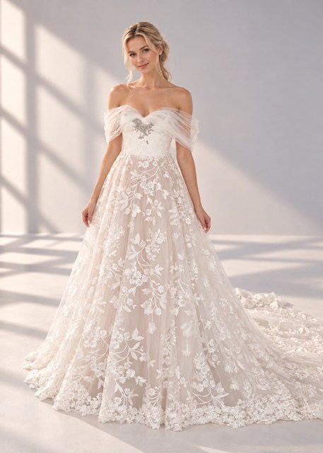 Blush Wedding Dress